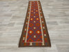 Hand Made Afghan Uzbek Kilim Runner Size: 299 x 75cm - Rugs Direct