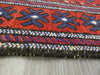 Stunning Handmade Afghan Design Saghari Kilim Rug 100% Wool Size: 195 x 155cm - Rugs Direct