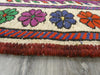 Stunning Handmade Afghan Design Saghari Kilim Rug 100% Wool Size: 154 x 90cm - Rugs Direct