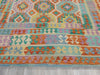 Afghan Hand Made Choubi Kilim Rug Size: 394 x 302cm - Rugs Direct