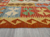 Afghan Hand Made Choubi Kilim Rug Size: 280 x 196cm - Rugs Direct