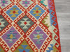 Afghan Hand Made Choubi Kilim Rug Size: 242 x 158cm - Rugs Direct