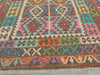 Afghan Hand Made Choubi Kilim Rug Size: 244 x 184cm - Rugs Direct