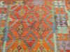 Afghan Hand Made Choubi Kilim Rug Size: 185 x 144cm - Rugs Direct