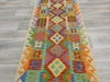 Afghan Hand Made Choubi Kilim Runner Size: 286 x 87cm - Rugs Direct