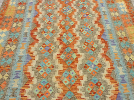 Afghan Hand Made Choubi Kilim Rug Size: 245 x 172cm - Rugs Direct