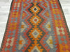 Hand Made Afghan Uzbek Kilim Rug Size: 195 x 154cm - Rugs Direct