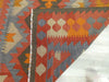 Hand Made Afghan Uzbek Kilim Rug Size: 195 x 154cm - Rugs Direct