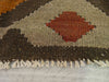 Hand Made Afghan Uzbek Kilim Rug Size: 194 x 152cm - Rugs Direct