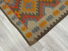 Hand Made Afghan Uzbek Kilim Rug Size: 193 x 149cm - Rugs Direct