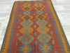 Hand Made Afghan Uzbek Kilim Rug Size: 192 x 149cm - Rugs Direct
