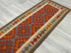 Hand Made Afghan Uzbek Kilim Runner Size: 302 x 79cm - Rugs Direct