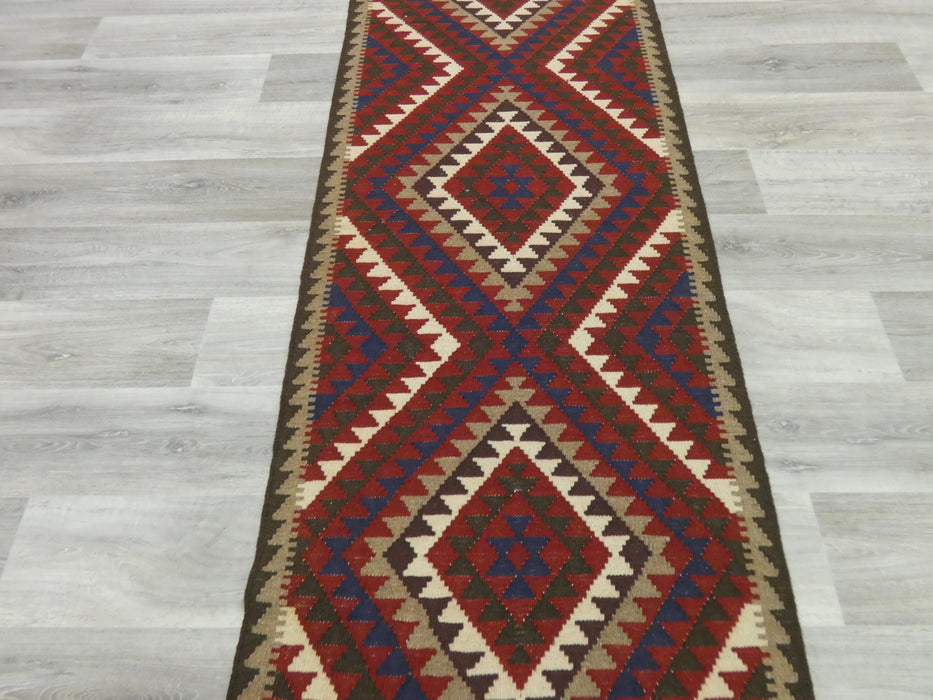 Hand Made Afghan Uzbek Kilim Runner Size: 290 x 76cm - Rugs Direct