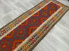 Hand Made Afghan Uzbek Kilim Runner Size: 298 x 88cm - Rugs Direct