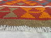 Hand Made Afghan Uzbek Kilim Rug Size: 246 x 155cm - Rugs Direct