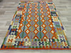 Afghan Hand Made Choubi Kilim Rug Size: 240 x 177cm - Rugs Direct