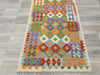 Afghan Hand Made Choubi Kilim Runner Size: 292 x 81cm - Rugs Direct