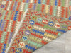 Afghan Hand Made Choubi Kilim Rug Size: 201 x 160cm - Rugs Direct