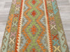 Afghan Hand Made Choubi Kilim Rug Size: 193 x 106cm - Rugs Direct