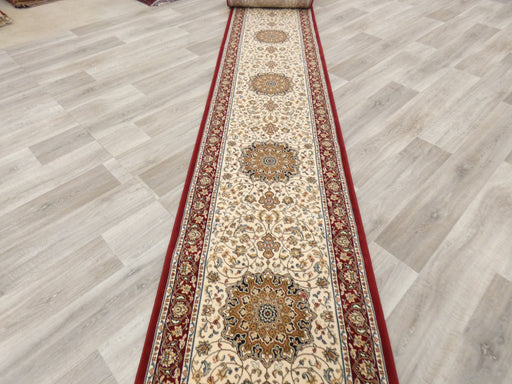 Persian Medallion Design Hallway Runner 80cm Wide x Cut To Order - Rugs Direct