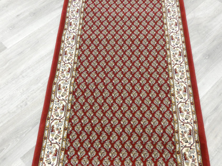 Persian Boteh Mir Design Hallway Runner 80cm Wide x Cut To Order - Rugs Direct