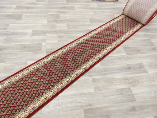 Persian Boteh Mir Design Hallway Runner 66cm Wide x Cut To Order - Rugs Direct