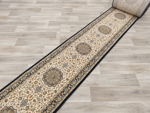 Persian Medallion Design Hallway Runner 100cm Wide x Cut To Order - Rugs Direct