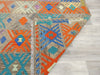 Afghan Hand Made Choubi Kilim Rug Size: 295 x 212cm - Rugs Direct