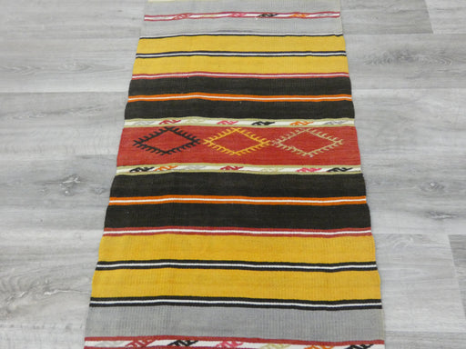 Handmade Turkish Anatolian Kilim Runner Size: 56 x 245 cm - Rugs Direct