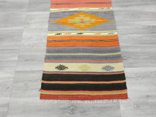 Handmade Turkish Anatolian Kilim Runner Size: 59 x 281 cm - Rugs Direct