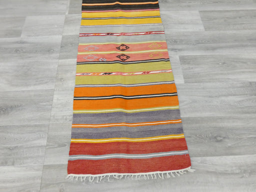 Handmade Turkish Anatolian Kilim Runner Size: 55 x 262 cm - Rugs Direct