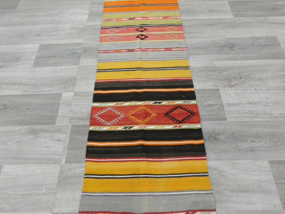 Handmade Turkish Anatolian Kilim Runner Size: 55 x 262 cm - Rugs Direct