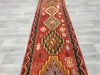 Vintage Hand Made Turkish Kilim Hallway Runner Size: 433 x 98cm - Rugs Direct