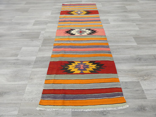 Handmade Turkish Anatolian Kilim Runner Size: 87 x 247 cm - Rugs Direct