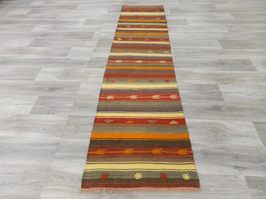 Handmade Turkish Anatolian Kilim Runner Size: 71 x 283 cm - Rugs Direct
