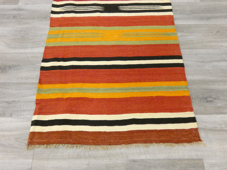 Handmade Turkish Anatolian Kilim Runner Size: 78 x 274 cm - Rugs Direct