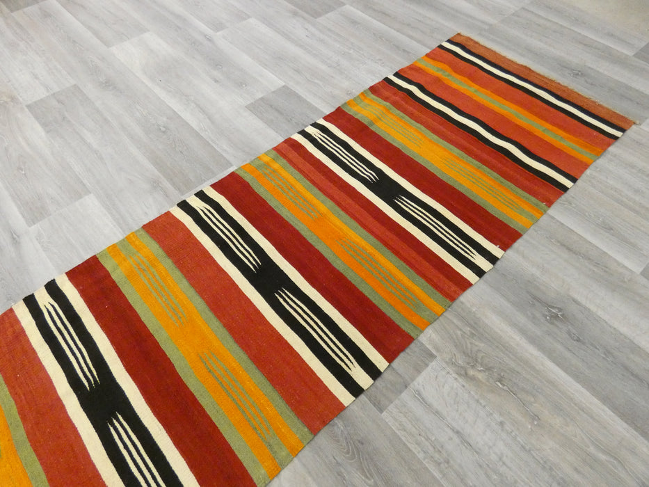 Handmade Turkish Anatolian Kilim Runner Size: 78 x 274 cm - Rugs Direct