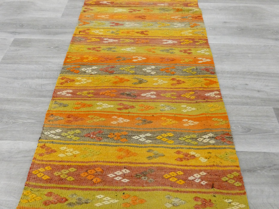 Handmade Turkish Anatolian Kilim Runner Size: 75 x 225 cm - Rugs Direct