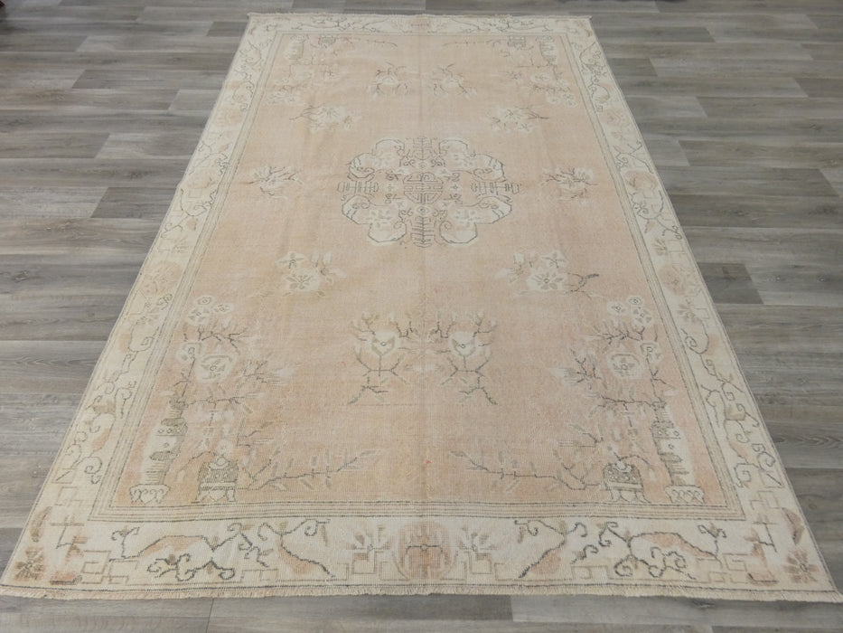 Vintage Hand Knotted Turkish Overdyed Rug Size: 323 x 211cm - Rugs Direct