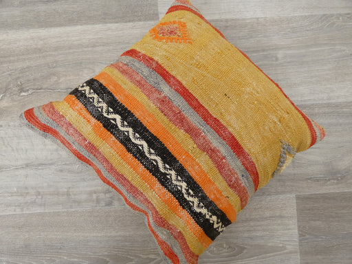 Turkish Hand Made Vintage Kilim Cushion - Rugs Direct