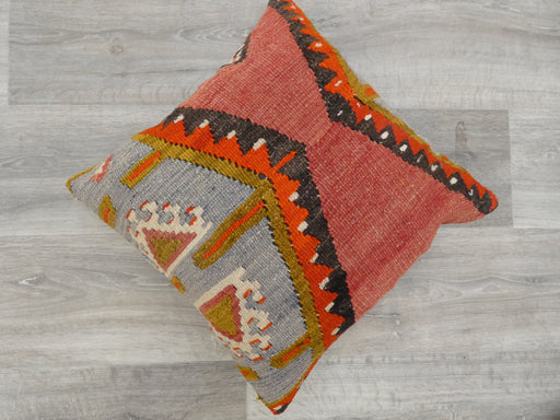 Turkish Hand Made Vintage Kilim Cushion - Rugs Direct