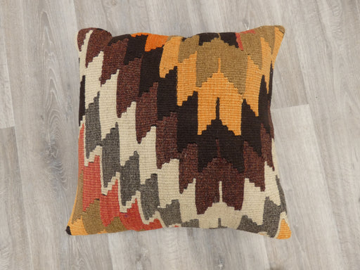 Turkish Hand Made Vintage Kilim Cushion Size: 50 x 50cm - Rugs Direct