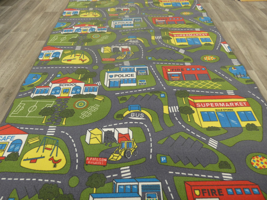 Kids City Rug Texture Kids Mat
