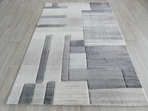 Abstract Modern Neutral Colour Turkish Rug - Rugs Direct