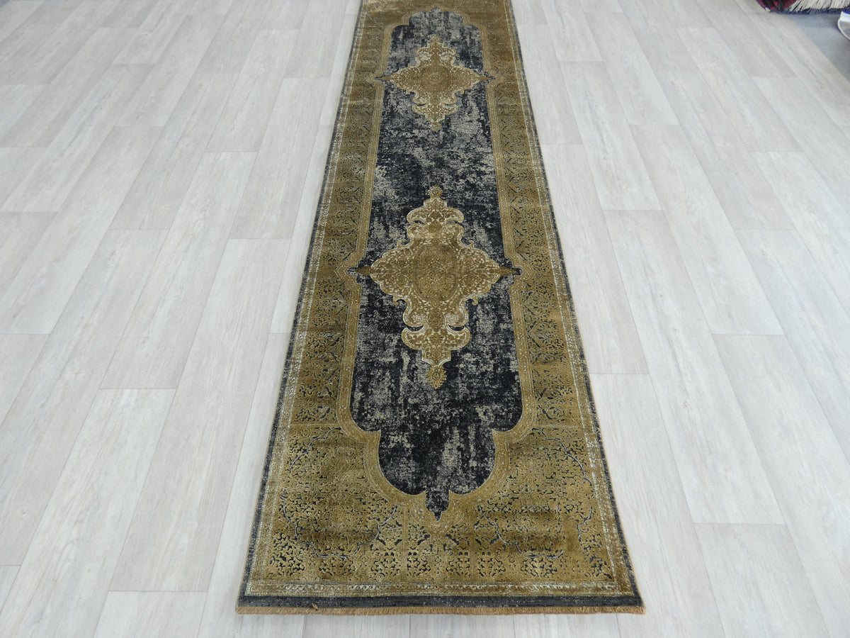 Luxury Designer Vintage Style Rug Runner Size 80 x 300cm — Rugs Direct