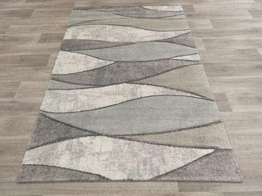 Abstract Design Modern Rug in Pastel Colour Pallet - Rugs Direct