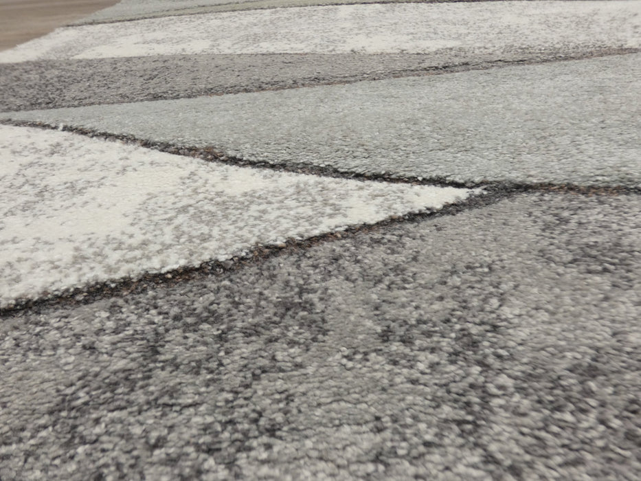 Abstract Design Modern Rug in Pastel Colour Pallet — Rugs Direct