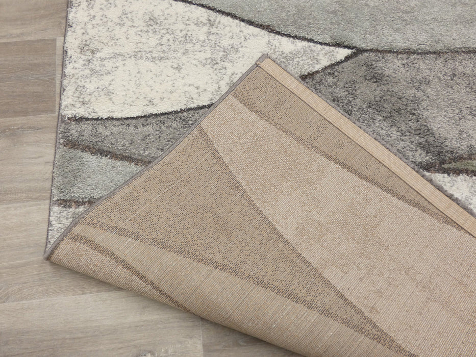 Abstract Design Modern Rug in Pastel Colour Pallet — Rugs Direct