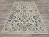 Faded Design Transitional Style Cream and Charcoal Colour Rug - Rugs Direct