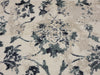 Faded Design Transitional Style Cream and Charcoal Colour Rug - Rugs Direct